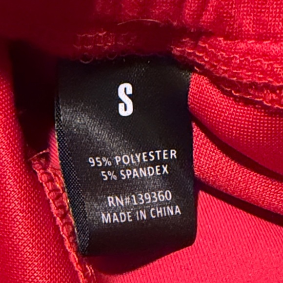 Bold red unisex sweatpants / joggers from Screenshot Sports (S) - EUC! - Picture 6 of 11